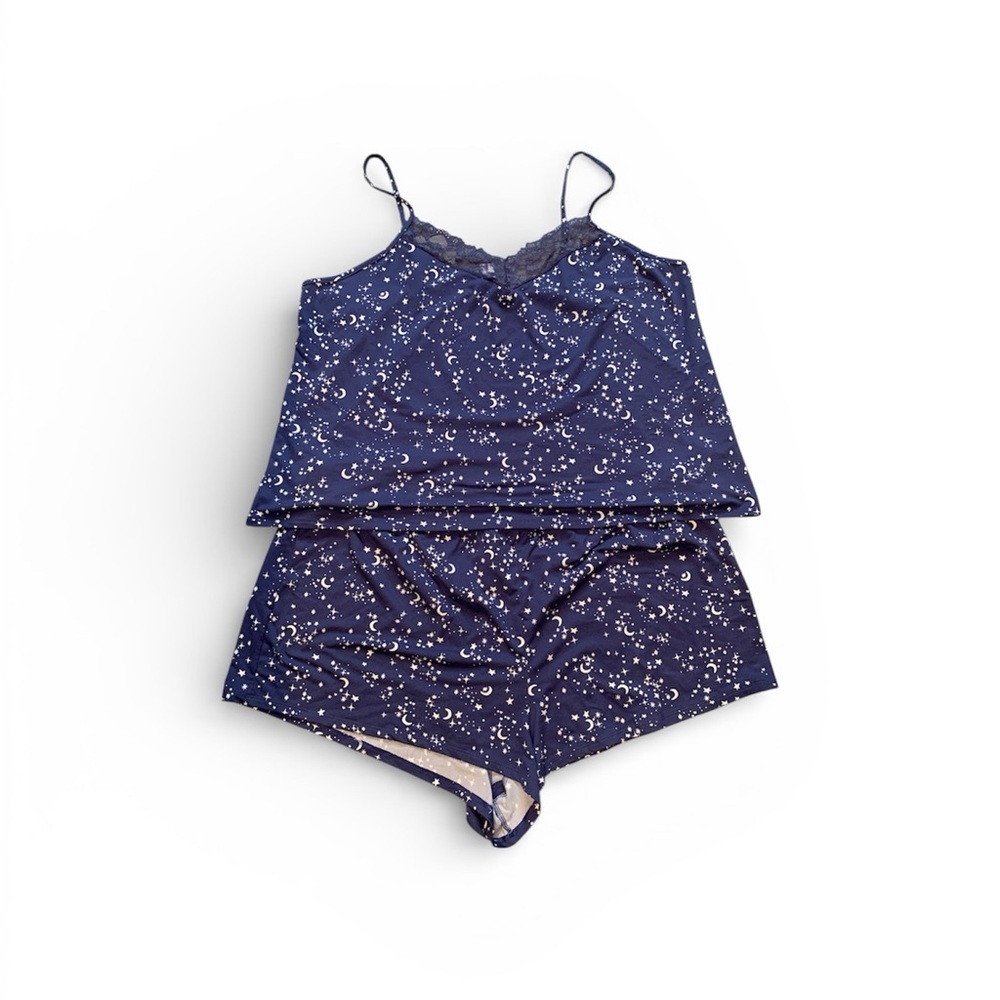 Super Soft Celestial Whimsygoth Pajama Set Plus Size XXL
